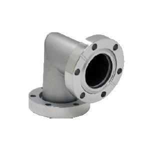 Патрубок угловой под 90 градусов с фланцами CF63 (CF4,5"), сварной, нержавеющая сталь 304L 02012113638