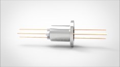 FA11645 Ввод вакуумный электрический 4х штырьковый на фланце KF16, 3 кВ, 27 А, диаметр штырька 0,05'', материал штырьков медь, материал корпуса нержавеющая сталь 035402163270058 - фото 10512