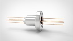 FA11646 Ввод вакуумный электрический 4х штырьковый на фланце CF1.33, 3 кВ, 27 А, диаметр штырька 0,05'', материал штырьков медь, материал корпуса нержавеющая сталь 035401163270058 - фото 10515