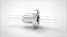 FA11646-03 Ввод вакуумный электрический 4х штырьковый на фланце CF1.33, 3 кВ, 8,2 А, диаметр штырька 0,05'', материал штырьков никель, материал корпуса нержавеющая сталь 035401163820058 - фото 10521