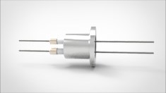 FA11647-02 Ввод вакуумный электрический 2х штырьковый на фланце KF16, 6 кВ, 13,5 А, диаметр штырька 0,05'', материал штырьков молибден, материал корпуса нержавеющая сталь 0352021661350058 - фото 10522