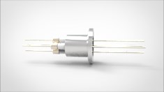 FA11649-03 Ввод вакуумный электрический 4х штырьковый на фланце KF16, 6 кВ, 8,2 А, диаметр штырька 0,05'', материал штырьков никель, материал корпуса нержавеющая сталь 035402166820058 - фото 10528