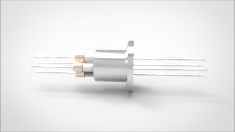 FA11649-04 Ввод вакуумный электрический 4х штырьковый на фланце KF16, 6 кВ, 1,8 А, диаметр штырька 0,05'', материал штырьков нержавеющая сталь, материал корпуса нержавеющая сталь 035402166180058 - фото 10536