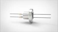 FA11650-02 Ввод вакуумный электрический 2х штырьковый на фланце CF1.33, 6 кВ, 13,5 А, диаметр штырька 0,05'', материал штырьков молибден, материал корпуса нержавеющая сталь 0352011661350058 - фото 10538
