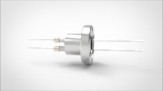FA11650-04 Ввод вакуумный электрический 2х штырьковый на фланце CF1.33, 6 кВ, 1,8 А, диаметр штырька 0,05'', материал штырьков нержавеющая сталь, материал корпуса нержавеющая сталь 035201166180058 - фото 10543