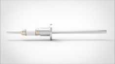FA12106-04 Ввод вакуумный электрический 1 штырьковый на фланце KF16, 12 кВ, 12 А, диаметр штырька 0,25'', материал штырьков нержавеющая сталь, материал корпуса нержавеющая сталь 0351021612120258 - фото 10578
