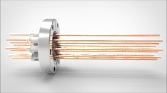 FA12278 Ввод вакуумный электрический 12 штырьковый на фланце CF2.75, 5 кВ, 55 А, диаметр штырька 0,094'', материал штырьков медь, материал корпуса нержавеющая сталь 03512014055500948 - фото 10593