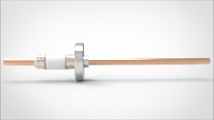 FA12348 Ввод вакуумный электрический 1 штырьковый на фланце CF1.33, 12 кВ, 185 А 03510116121858 - фото 10594