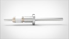 FA12591-04 Ввод вакуумный электрический 1 штырьковый на фланце CF1.33, 8 кВ, 21 А, диаметр штырька 0,375'', материал штырьков нержавеющая сталь, материал корпуса нержавеющая сталь 0351011682103758 - фото 10605