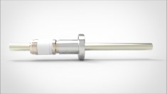 FA12591-03 Ввод вакуумный электрический 1 штырьковый на фланце CF1.33, 8 кВ, 98 А, диаметр штырька 0,375'', материал штырьков никель, материал корпуса нержавеющая сталь 0351011689803758 - фото 10607