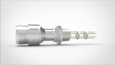 FA14489-02 Термопара типа K на фланце 1/2 NPT, 3 пары, диаметр штырька 0.062, материал штырька хромель-алюмель, материал корпуса нержавеющая сталь ,без ответной чаcти 034112300628 - фото 10629