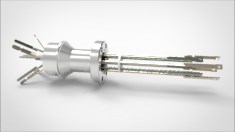 FA13794-04 Термопара типа E на фланце CF1.33(CF16), 5 пар, материал штырька хромель-константан, материал корпуса нержавеющая сталь ,без ответной чаcти 0344011658 - фото 10653