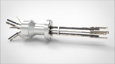 FA13794-02 Термопара типа J на фланце CF1.33(CF16), 5 пар, материал штырька железо-константан, материал корпуса нержавеющая сталь ,без ответной чаcти 0343011658 - фото 10656