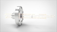 FA13959-02 Термопара типа T на фланце CF2.75(CF40), 2 пары, материал штырька медь-константан, материал корпуса нержавеющая сталь ,без ответной чаcти 0345014028 - фото 10658