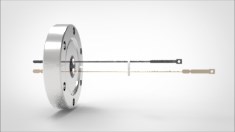 FA14266-02 Термопара типа J на фланце CF2.75(CF40), 1 пара, материал штырька железо-константан, материал корпуса нержавеющая сталь ,без ответной чаcти 0343014018 - фото 10666