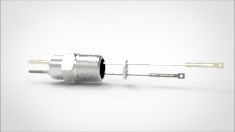 FA19068 Термопара типа K на фланце 1/2 NPT, 1 пара, материал штырька хромель-алюмель, материал корпуса нержавеющая сталь ,без ответной чаcти 03411218 - фото 10676
