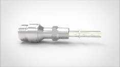 FA19780-02 Термопара типа K на фланце 1/2 NPT, 2 пары, диаметр штырька 0.062, материал штырька хромель-алюмель, материал корпуса нержавеющая сталь ,без ответной чаcти 034112200628 - фото 10680