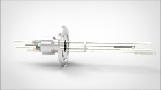 FA20547-05 Термопарный вакуумный ввод типа K на фланце KF40, 1 пара, диаметр штырька 0.094', 5 кВ, 16,5 А, материал штырька хромель-алюмель, материал корпуса нержавеющая сталь 034102401009451658 - фото 10686