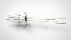 FA20773-04 Термопара типа E на фланце KF25, 2 пары, материал штырька хромель-константан, материал корпуса нержавеющая сталь ,без ответной чаcти 0344022528 - фото 10699
