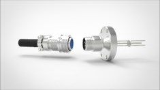KT11683-02 Термопара типа K на фланце CF2.75(CF40), 3 пары, диаметр штырька 0.062, материал штырька хромель-алюмель, материал корпуса нержавеющая сталь ,с ответной чаcтью KT11683-02 - фото 10705