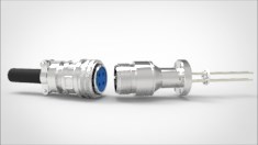 KT11355-02 Термопара типа K на фланце CF1.33(CF16), 2 пары, диаметр штырька 0.062, материал штырька хромель-алюмель, материал корпуса нержавеющая сталь ,с ответной чаcтью 03410116200628 - фото 10707