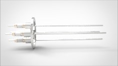 FA13460-04 Ввод вакуумный электрический 4х штырьковый на фланце KF40, 10 кВ, 3,6 А, диаметр штырька 0,094'', материал штырьков нержавеющая сталь, материал корпуса нержавеющая сталь 03540240103600948 - фото 10896