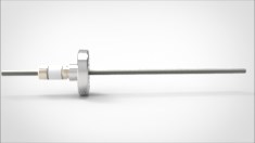 FA13865-02 Ввод вакуумный электрический 1 штырьковый на фланце CF1.33, 5 кВ, 50 А, диаметр штырька 0,154'', материал штырьков молибден, материал корпуса нержавеющая сталь 0351011655001548 - фото 10906