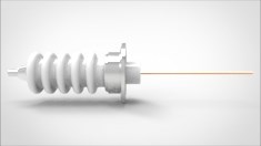 FA13900-02 Ввод вакуумный электрический 1 штырьковый на фланце KF40, 30 кВ, 55 А, диаметр штырька 0,094'', материал штырьков медь, материал корпуса нержавеющая сталь 03510240305500948