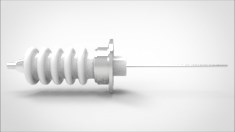 FA13900 Ввод вакуумный электрический 1 штырьковый на фланце KF40, 30 кВ, 3,6 А, диаметр штырька 0,094'', материал штырьков нержавеющая сталь, материал корпуса нержавеющая сталь 03510240303600948 - фото 10911