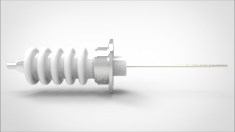 FA13900-03 Ввод вакуумный электрический 1 штырьковый на фланце KF40, 30 кВ, 16,5 А, диаметр штырька 0,094'', материал штырьков никель, материал корпуса нержавеющая сталь 035102403016500948 - фото 10915
