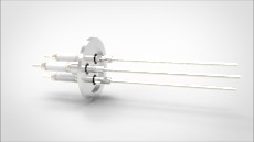 FA13907-03 Ввод вакуумный электрический 3х штырьковый на фланце KF40, 20 кВ, 16,5 А, диаметр штырька 0,094'', материал штырьков никель, материал корпуса нержавеющая сталь 035302402016500948 - фото 10918