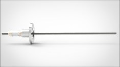 FA14397-02 Ввод вакуумный электрический 1 штырьковый на фланце KF16, 10 кВ, 26 А, диаметр штырька 0,094'', материал штырьков молибден, материал корпуса нержавеющая сталь 03510216102600948 - фото 10962