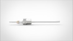 FA14321-04 Ввод вакуумный электрический 1 штырьковый на фланце NPT 1/2, 5 кВ, 12 А, диаметр штырька 0,25'', материал штырьков нержавеющая сталь, материал корпуса нержавеющая сталь 03515120258 - фото 10965