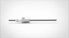 FA14321-02 Ввод вакуумный электрический 1 штырьковый на фланце NPT 1/2, 5 кВ, 93 А, диаметр штырька 0,25'', материал штырьков молибден, материал корпуса нержавеющая сталь 03515930258 - фото 10966