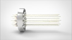 FA14929-03 Ввод вакуумный электрический 12 штырьковый на фланце CF3.375, 10 кВ, 16,5 А, диаметр штырька 0,094'', материал штырьков никель, материал корпуса нержавеющая сталь 0351201501016500948 - фото 10996