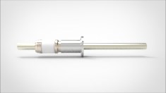 FA14941-03 Ввод вакуумный электрический 1 штырьковый на фланце KF16, 8 кВ, 98 А, диаметр штырька 0,375'', материал штырьков никель, материал корпуса нержавеющая сталь 0351021689803758 - фото 11010