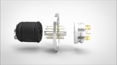 KT16935 Ввод вакуумный 8 штырьковый на фланце KF40, 5 А, 350 В, диаметр штырька 0,09”, материал штырька алюмель, материал корпуса нержавеющая сталь, с ответной частью 0358024053500098 - фото 11025