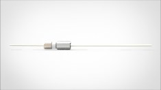 FA10352-03 Ввод вакуумный электрический 1 штырьковый под приварку, 2 кВ, 8,2 А, диаметр штырька 0,05'', материал штырьков никель, материал корпуса нержавеющая сталь 03512820058 - фото 8210