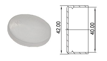 Пластиковая крышка для фланца KF25 (NW25) 02020145258