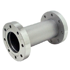 Патрубок с фланцами (ниппель) CF50 (CF3,38") длиной 163,58 мм, нержавеющая сталь 304L 020127508