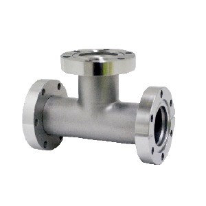 Тройник с фланцами CF80 (CF4,62") длиной 179,4 мм, нержавеющая сталь 304L 0201210801798