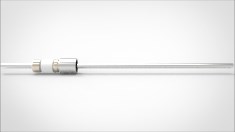 FA10463-04 Ввод вакуумный электрический 1 штырьковый под приварку, 5 кВ, 6,5 А, диаметр штырька 0,154'', материал штырьков нержавеющая сталь, материал корпуса нержавеющая сталь 035156501548 - фото 9393