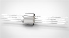 FA10593-04 Ввод вакуумный электрический 4х штырьковый под приварку, 3 кВ, 1,8 А, диаметр штырька 0,05'', материал штырьков нержавеющая сталь, материал корпуса нержавеющая сталь 03543180058 - фото 9397