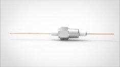 FA10490 Ввод вакуумный электрический 1 штырьковый на фланце на фланце NPT 3/8, 5 кВ, 27 А, диаметр штырька 0,05'', материал штырьков медь, материал корпуса нержавеющая сталь 0351385270058 - фото 9399