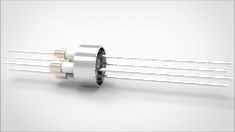 FA10597-04 Ввод вакуумный электрический 4х штырьковый под приварку, 6 кВ, 1,8 А, диаметр штырька 0,05'', материал штырьков нержавеющая сталь, материал корпуса нержавеющая сталь 03546180058 - фото 9405