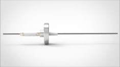 FA10721-02 Ввод вакуумный электрический 1 штырьковый на фланце CF1.33, 14 кВ, 28 А, диаметр штырька 0,094'', материал штырьков молибден, материал корпуса нержавеющая сталь 03510116142800948 - фото 9422