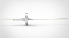 FA10721-03 Ввод вакуумный электрический 1 штырьковый на фланце CF1.33, 14 кВ, 16,5 А, диаметр штырька 0,094'', материал штырьков никель, материал корпуса нержавеющая сталь 035101161416500948 - фото 9429