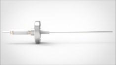 FA10722-04 Ввод вакуумный электрический 1 штырьковый на фланце CF1.33, 20 кВ, 3,6 А, диаметр штырька 0,094'', материал штырьков нержавеющая сталь, материал корпуса нержавеющая сталь 03510116203600948 - фото 9430