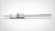 FA10917-03 Ввод вакуумный электрический 1 штырьковый под приварку, 8 кВ, 98 А, диаметр штырька 0,375'', материал штырьков никель, материал корпуса нержавеющая сталь 035189803758 - фото 9439