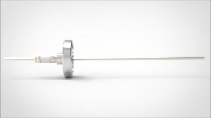 FA11135-03 Ввод вакуумный электрический 1 штырьковый на фланце CF1.33, 5 кВ, 16,5 А, диаметр штырька 0,094'', материал штырьков никель, материал корпуса нержавеющая сталь 03510116516500948 - фото 9442